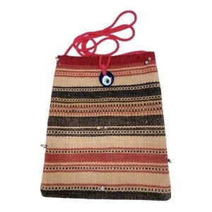 Purse Middle Eastern Old Embroidered Coat Sleeve Purse